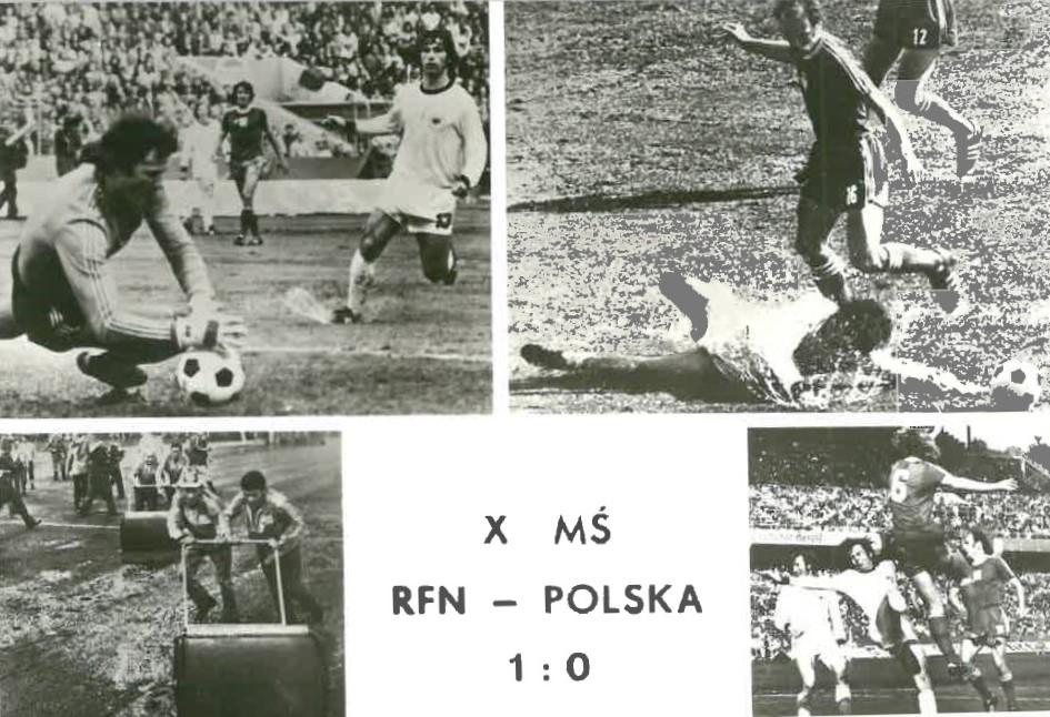 Pocztówka z meczu RFN - Polska 1:0 (03.07.1974)