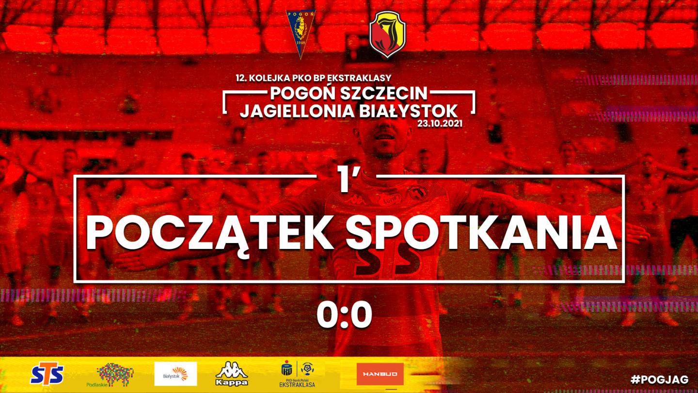 Pogoń Szczecin - Jagiellonia Białystok 4:1 (23.10.2021)