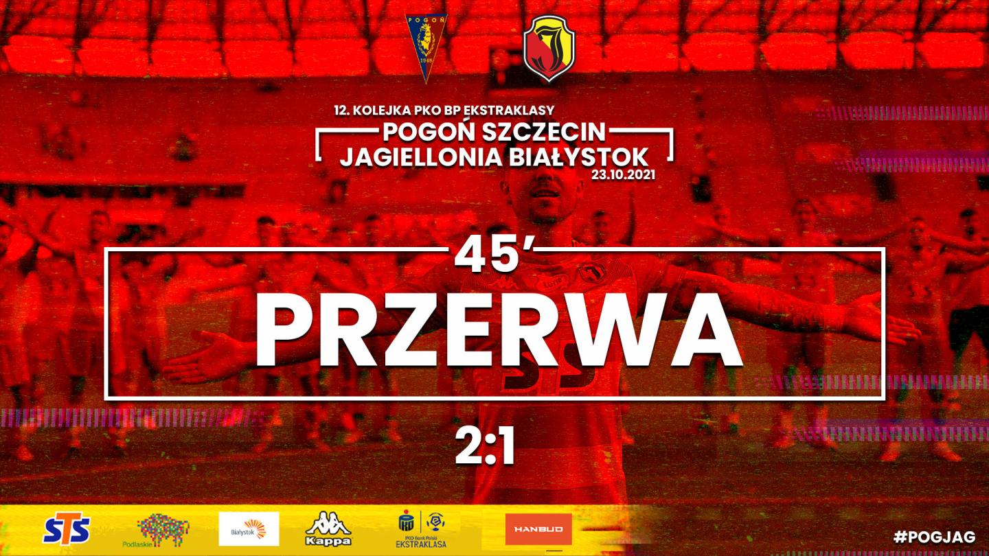 Pogoń Szczecin - Jagiellonia Białystok 4:1 (23.10.2021)