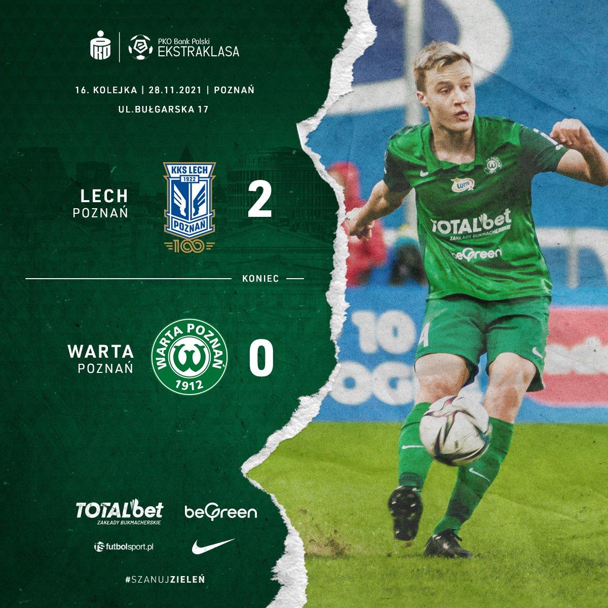 Lech Poznań - Warta Poznań 2:0 (28.11.2021)