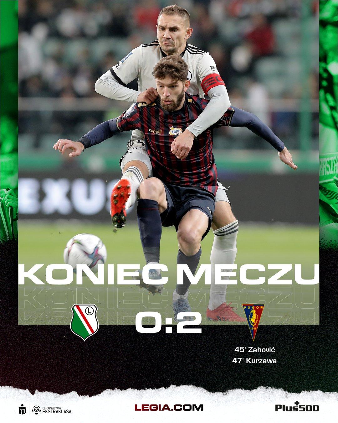 Legia Warszawa - Pogoń Szczecin 0:2 (31.10.2021)
