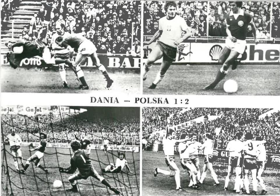 Pocztówka z meczu Dania - Polska 1:2 (01.05.1977) 