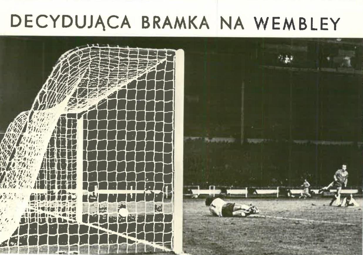 Pocztówka z meczu Anglia - Polska 1:1 (17.10.1973)