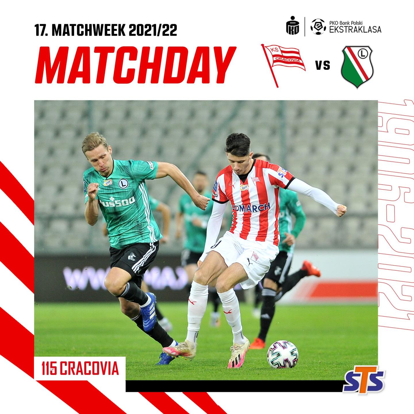 Cracovia - Legia Warszawa 1:0 (05.12.2021)