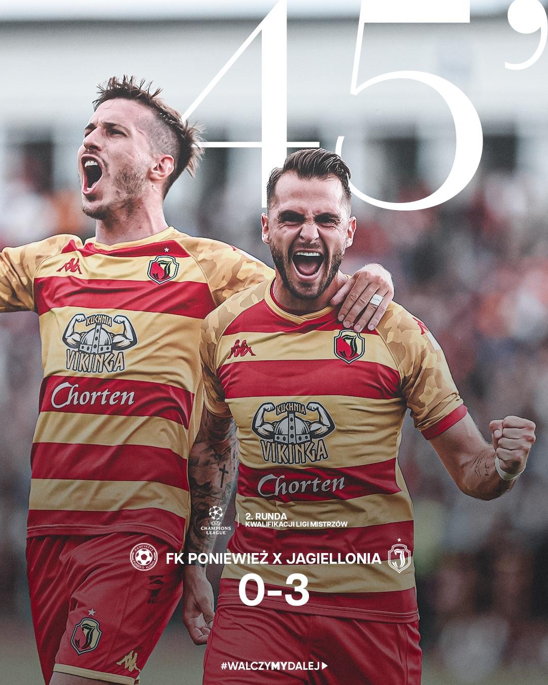 FK Panevėžys - Jagiellonia Białystok 0:4 (23.07.2024)