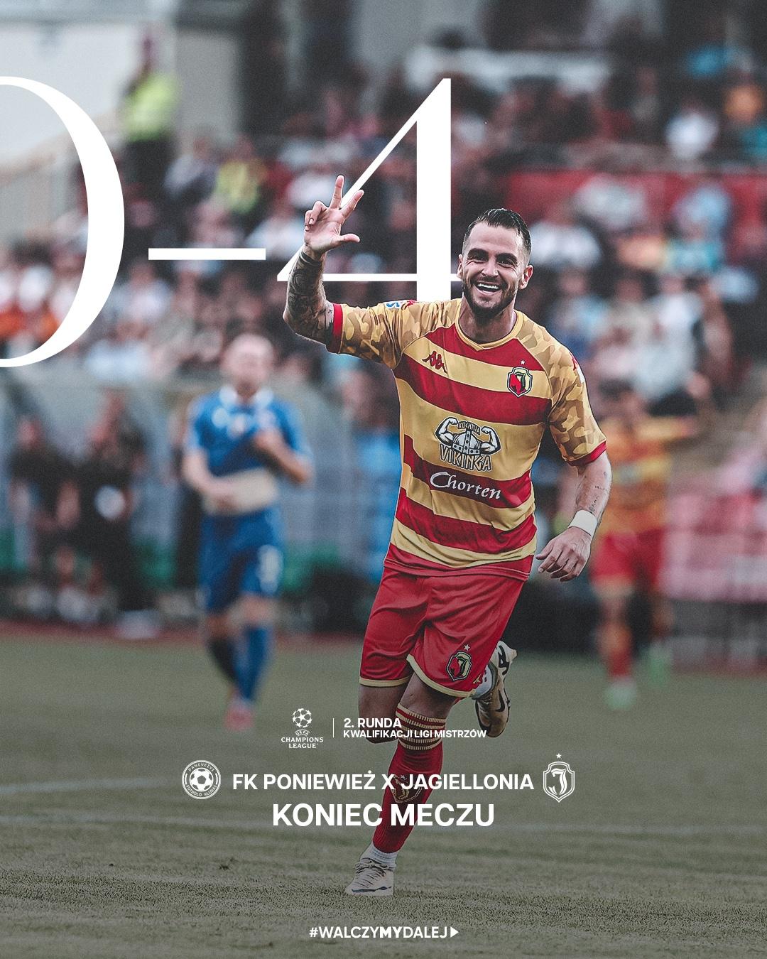 FK Panevėžys - Jagiellonia Białystok 0:4 (23.07.2024)