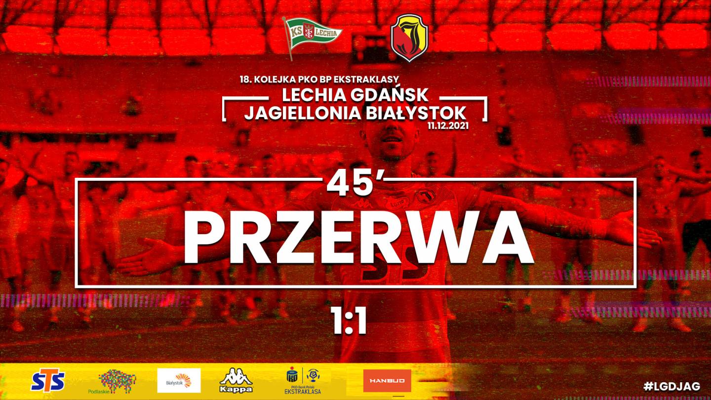 Lechia Gdańsk - Jagiellonia Białystok 1:2 (11.12.2021)