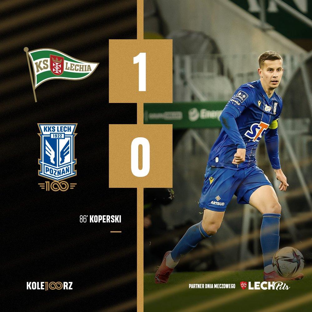 Lechia Gdańsk - Lech Poznań 1:0 (20.02.2022)