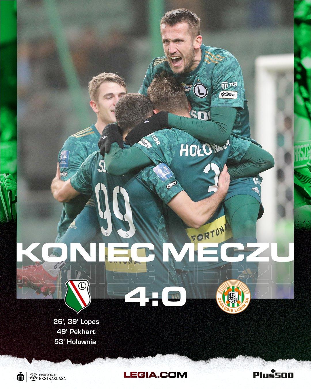 Legia Warszawa - Zagłębie Lubin 4:0 (15.12.2021)