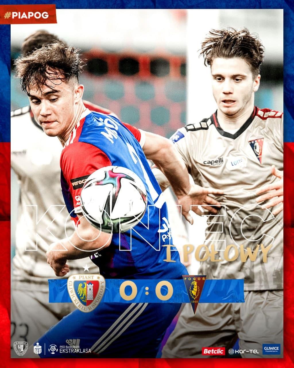 Piast Gliwice - Pogoń Szczecin 0:2 (05.02.2022)