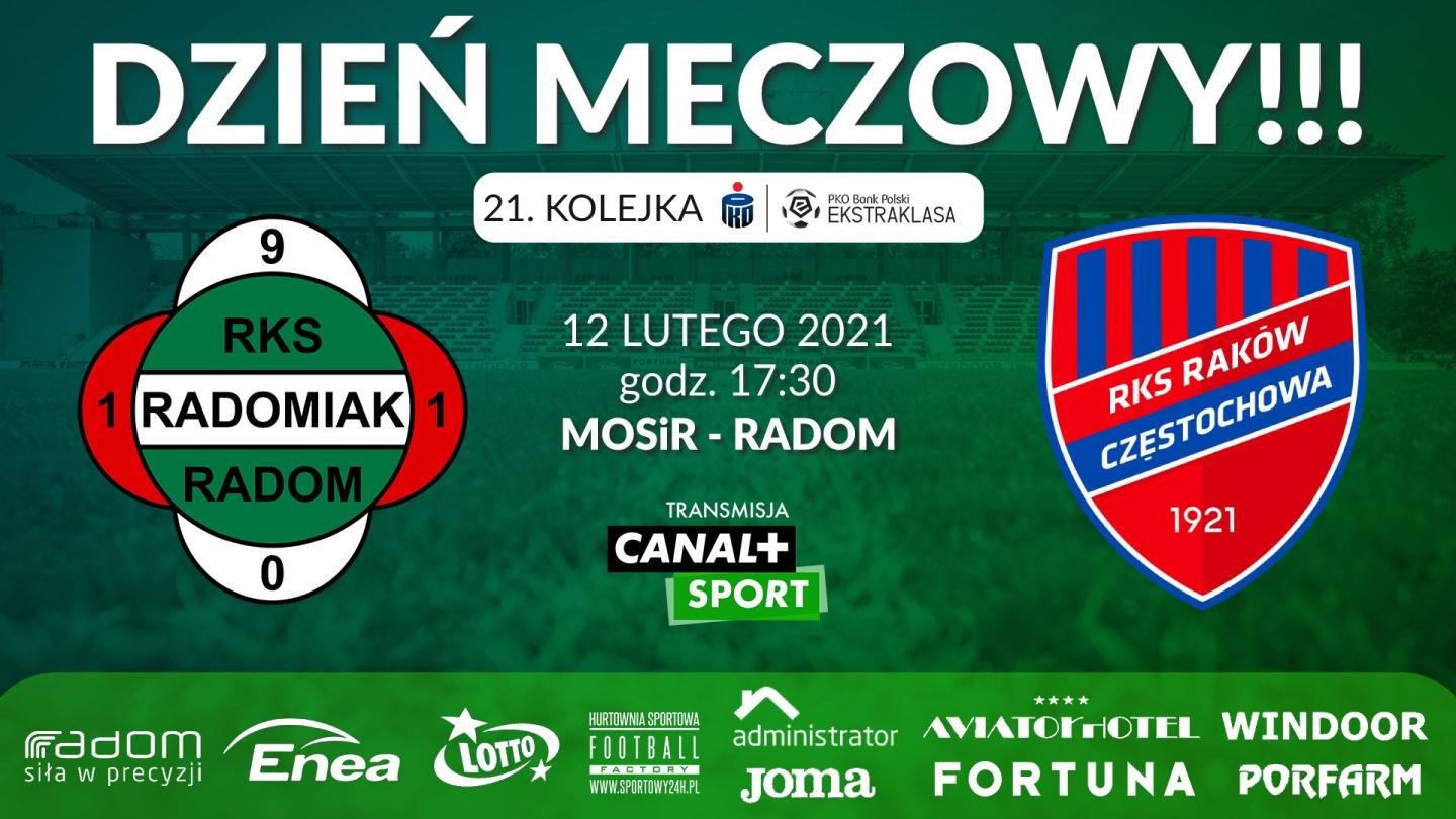 Radomiak Radom - Raków Częstochowa 0:1 (12.02.2022)