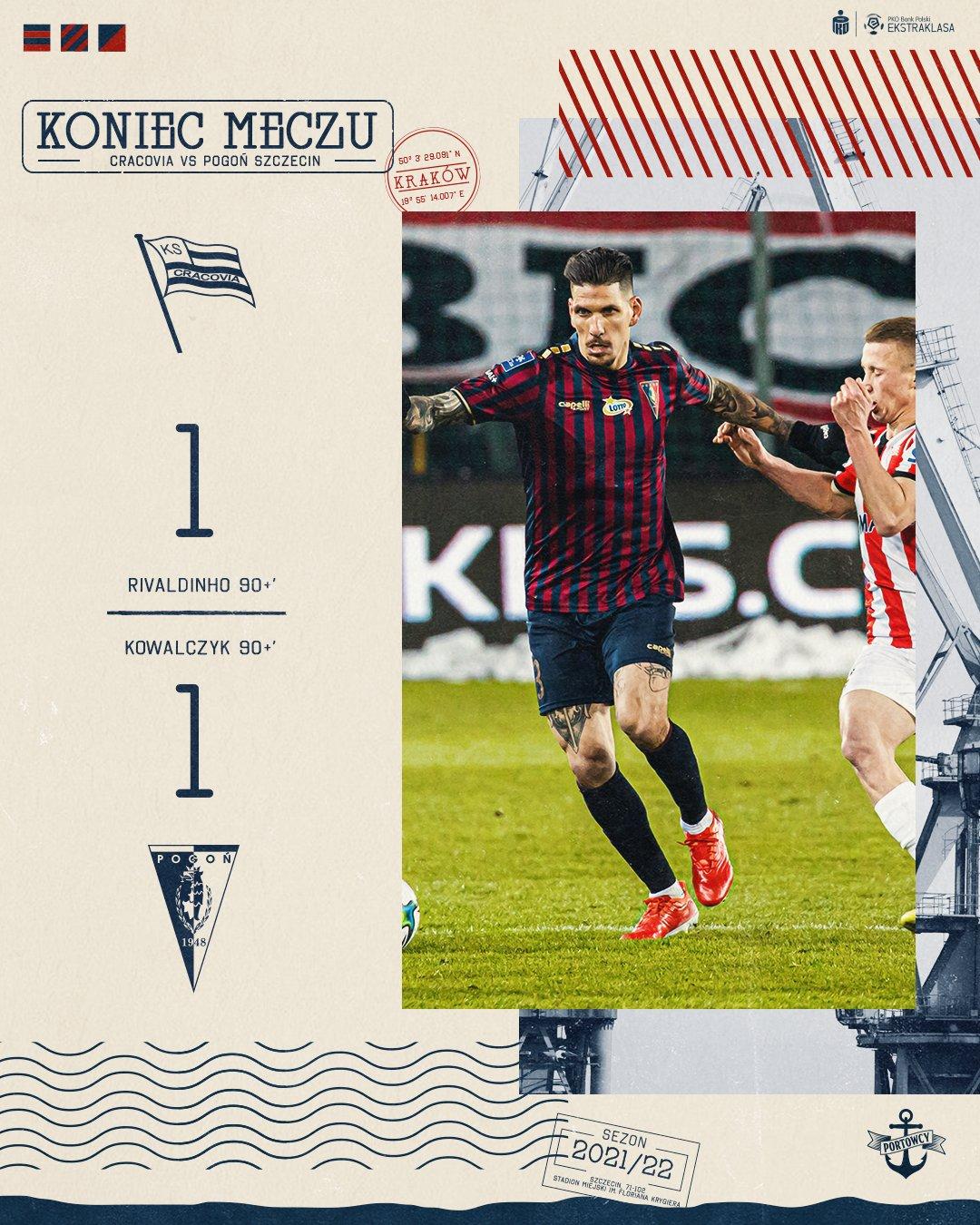 Cracovia - Pogoń Szczecin 1:1 (12.03.2022)