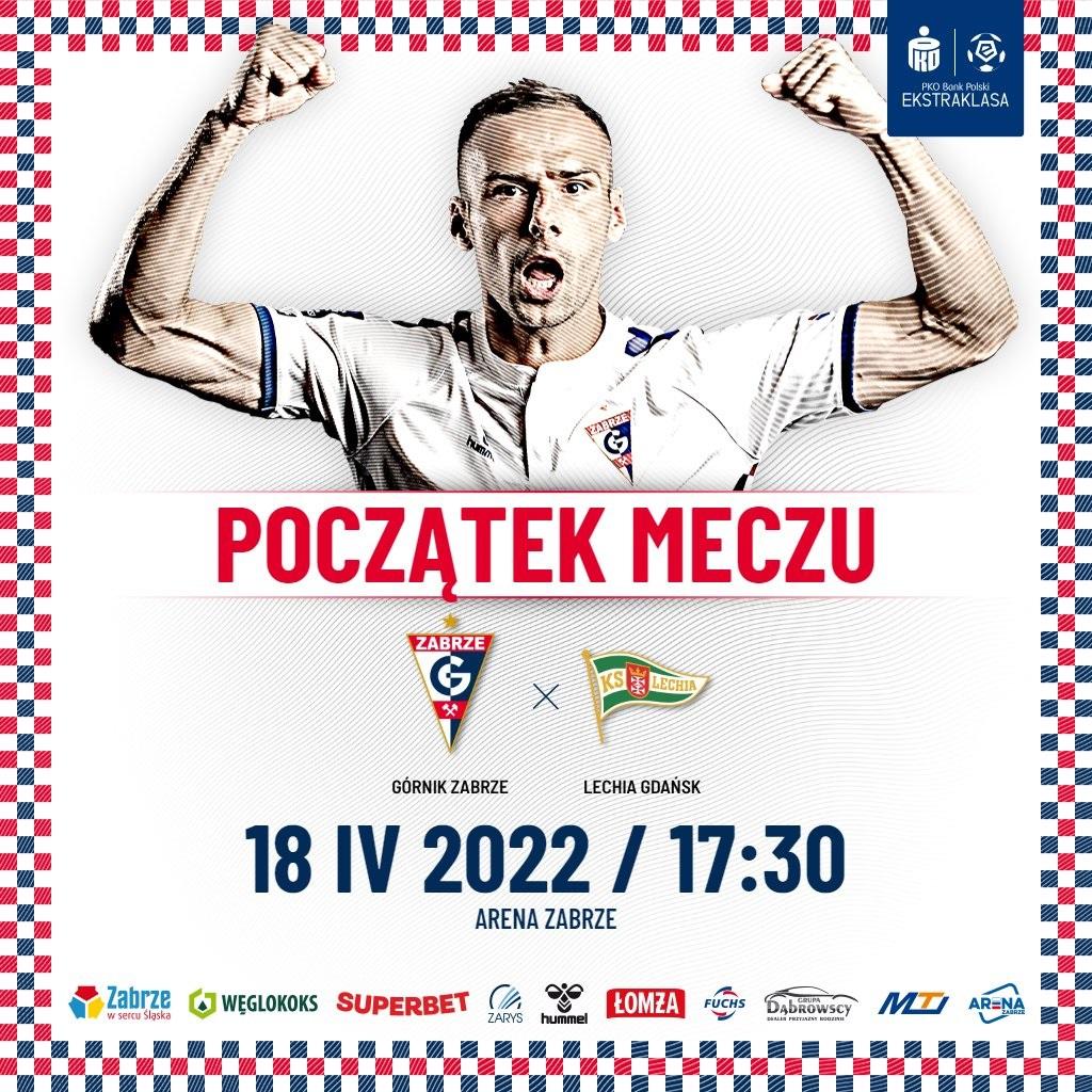 Górnik Zabrze - Lechia Gdańsk 1:3 (18.04.2022) 