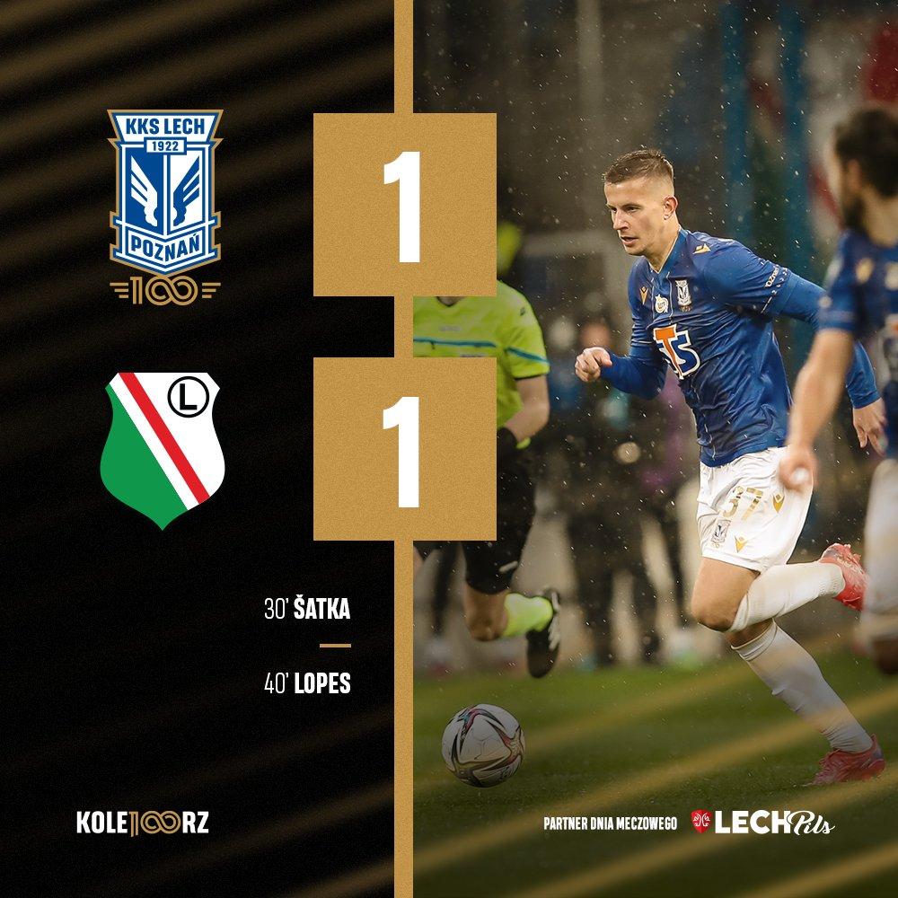Lech Poznań - Legia Warszawa 1:1 (09.04.2022)