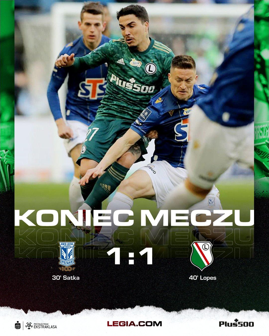 Lech Poznań - Legia Warszawa 1:1 (09.04.2022)