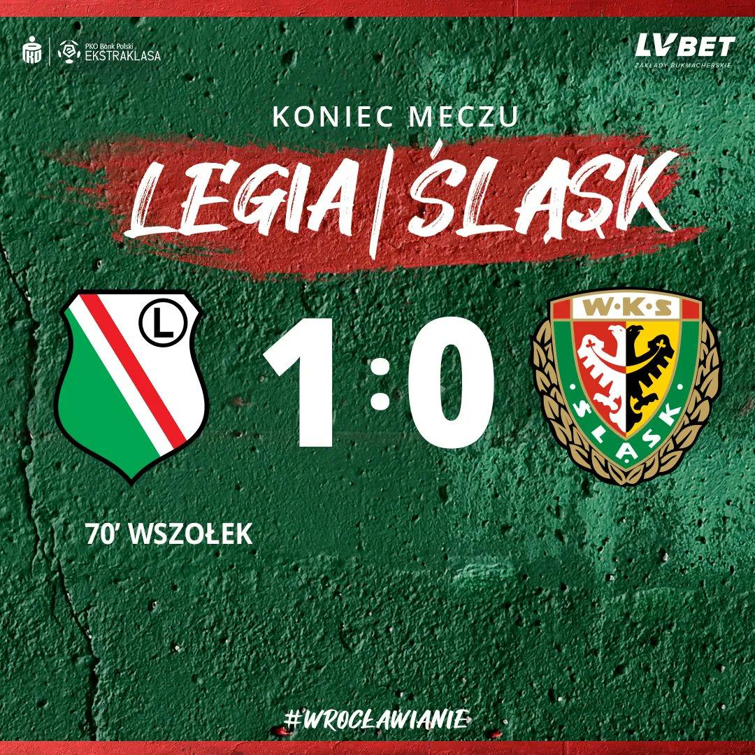 Legia Warszawa - Śląsk Wrocław 1:0 (07.03.2022)