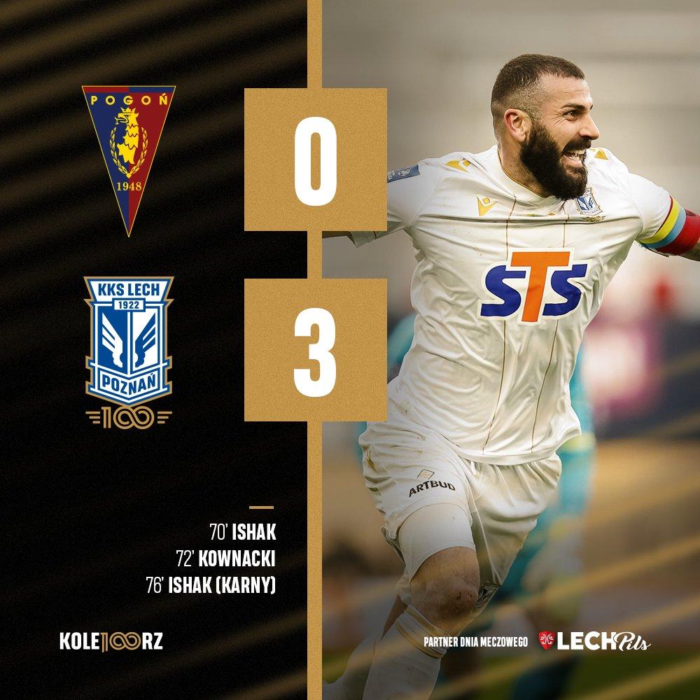 Pogoń Szczecin - Lech Poznań 0:3, 26.02.2022
