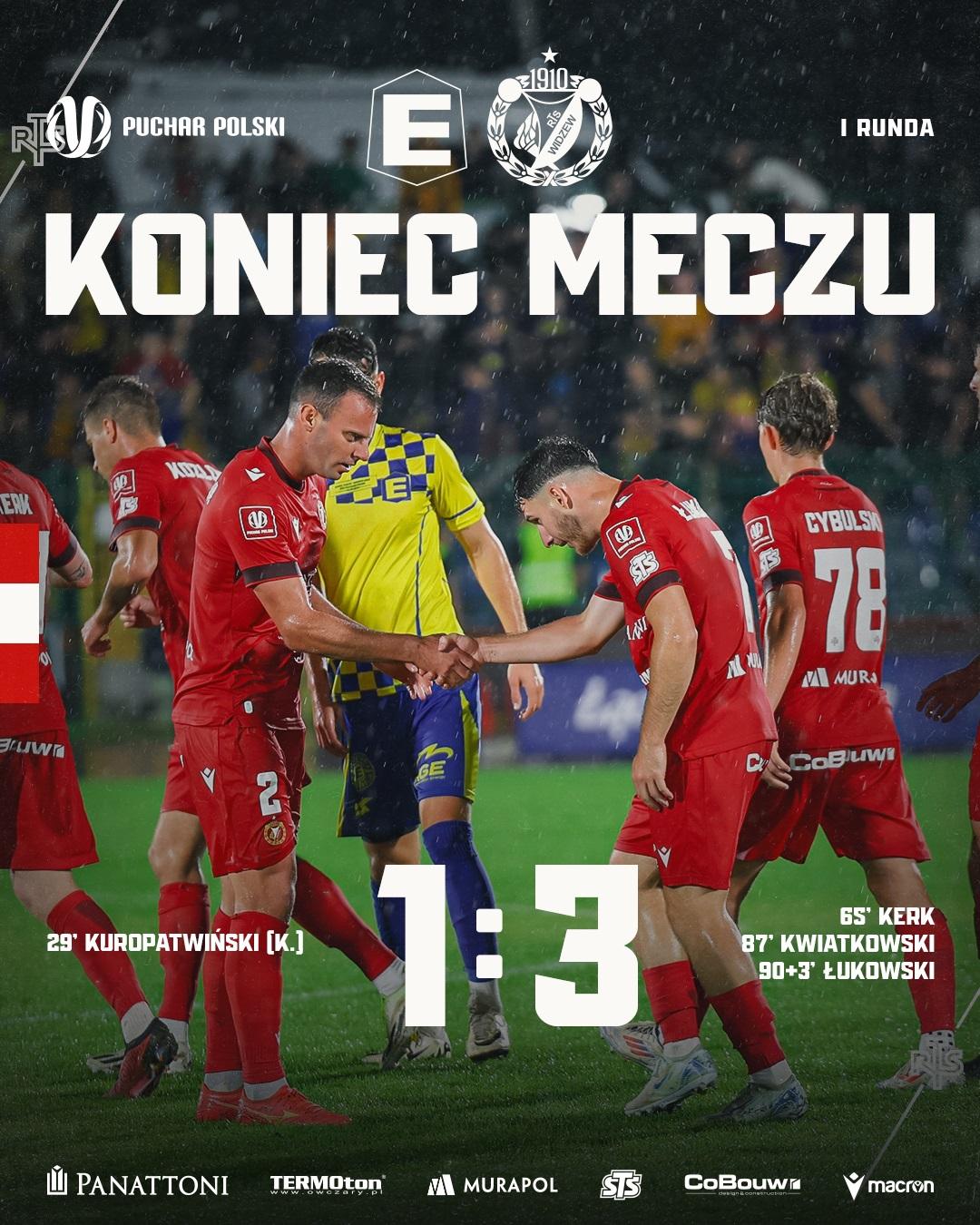 Elana Toruń - Widzew Łódź 1:3 (24.09.2024)