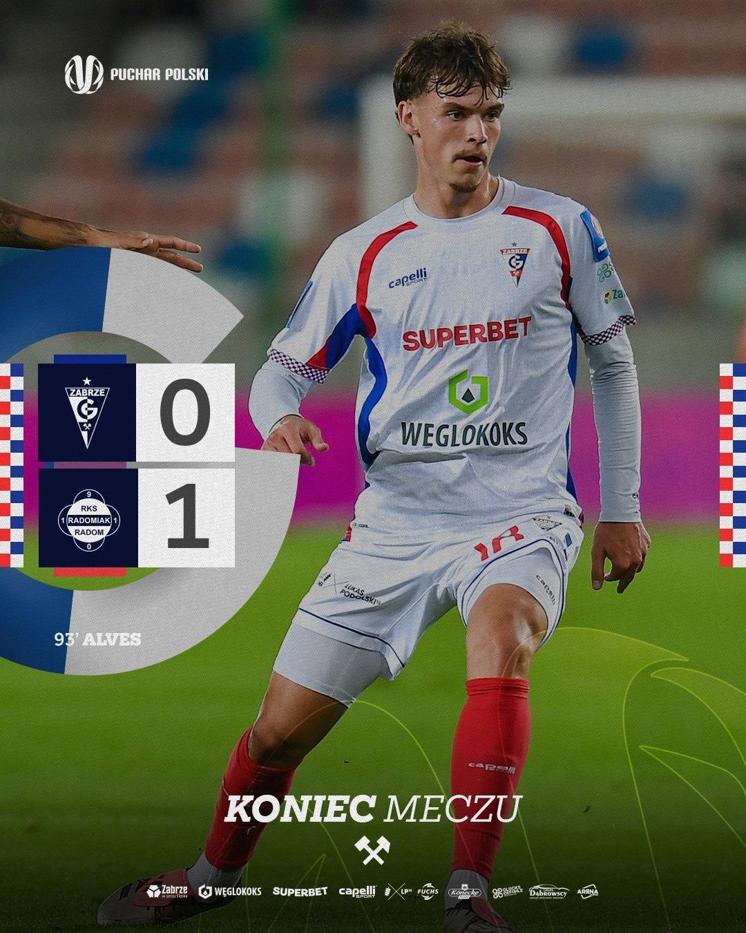 Górnik Zabrze - Radomiak Radom 0:1 pd. (25.09.2024)