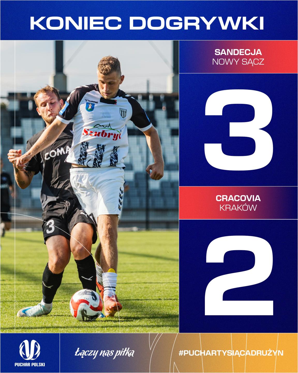 Sandecja Nowy Sącz - Cracovia 3:2 pd. (24.09.2024)