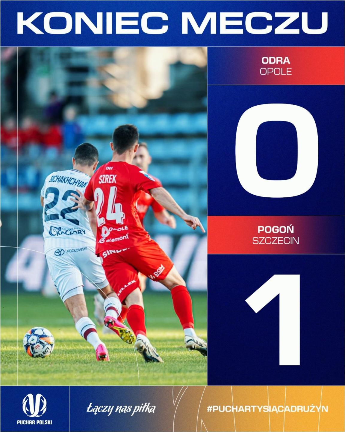 Odra Opole - Pogoń Szczecin 0:1 pd. (29.10.2024)