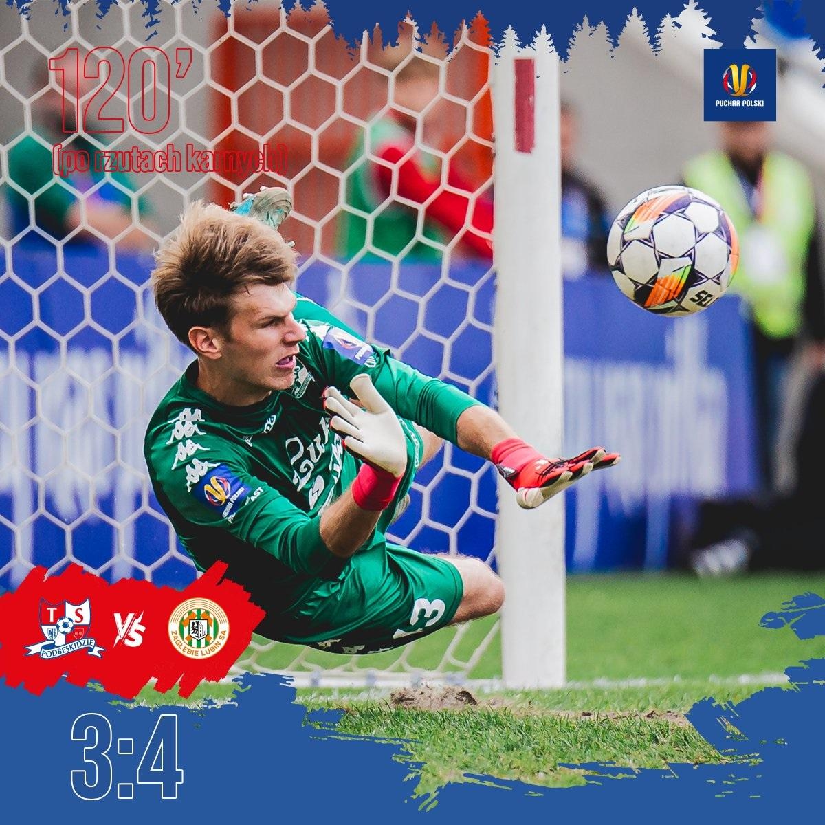 Podbeskidzie Bielsko-Biała - Zagłębie Lubin 0:0, k. 3-4 (26.09.2024)