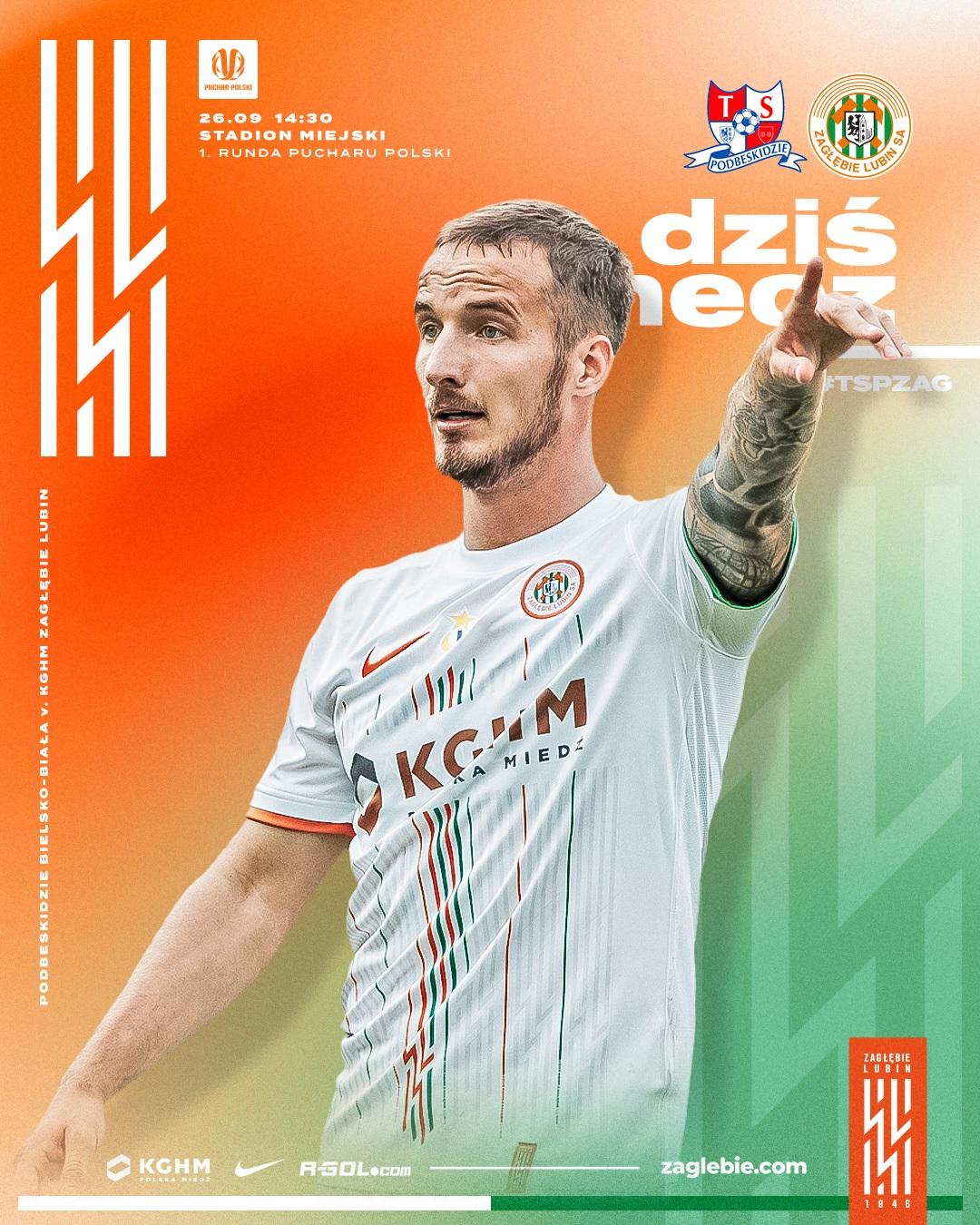Podbeskidzie Bielsko-Biała - Zagłębie Lubin 0:0, k. 3-4 (26.09.2024)