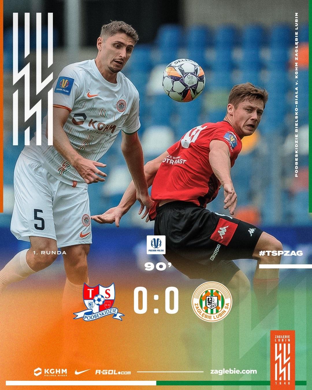 Podbeskidzie Bielsko-Biała - Zagłębie Lubin 0:0, k. 3-4 (26.09.2024)