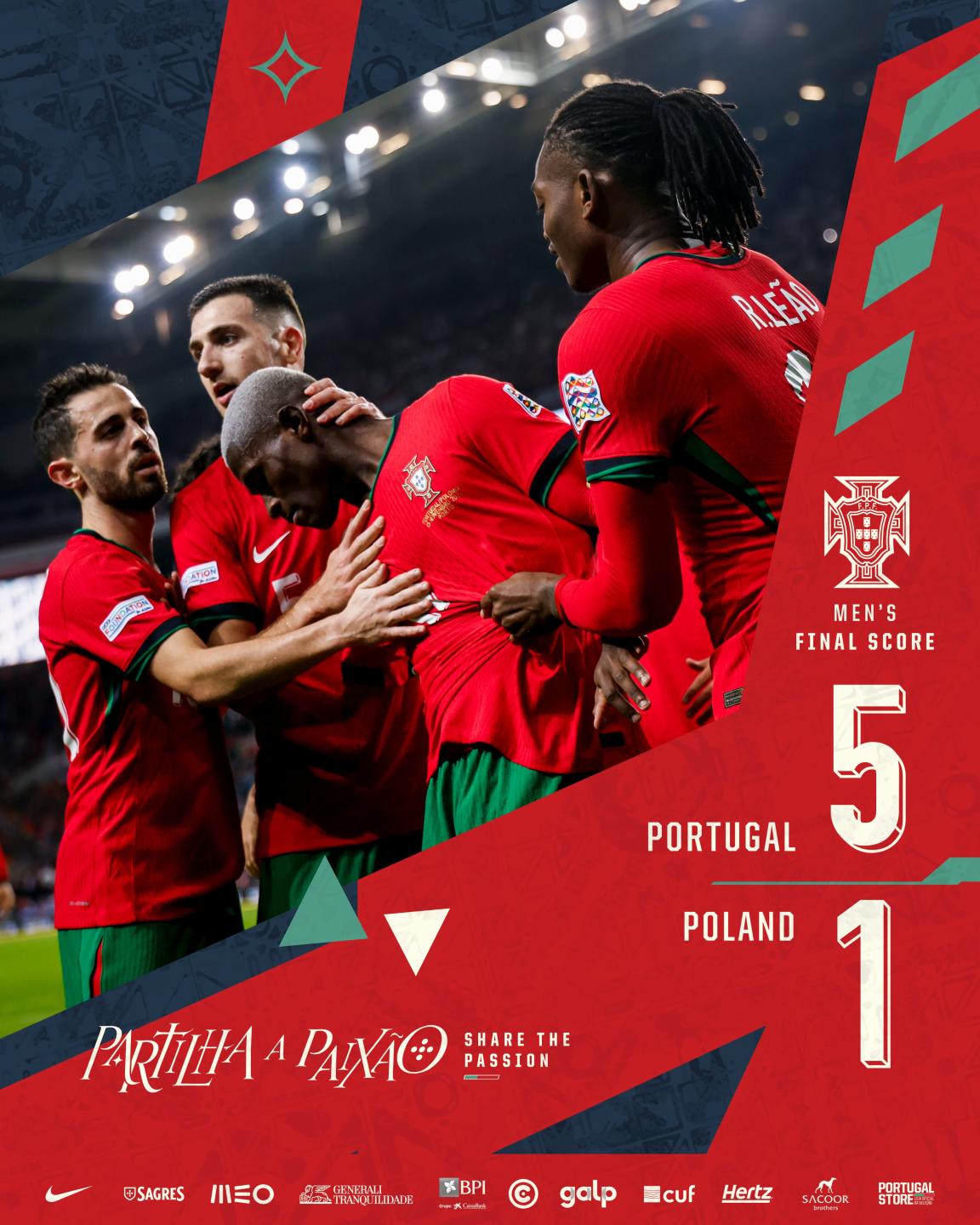 Portugalia - Polska 5:1 (15.10.2024)