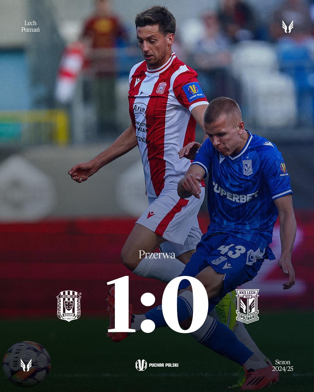 Resovia Rzeszów - Lech Poznań 1:0, 26.09.2024