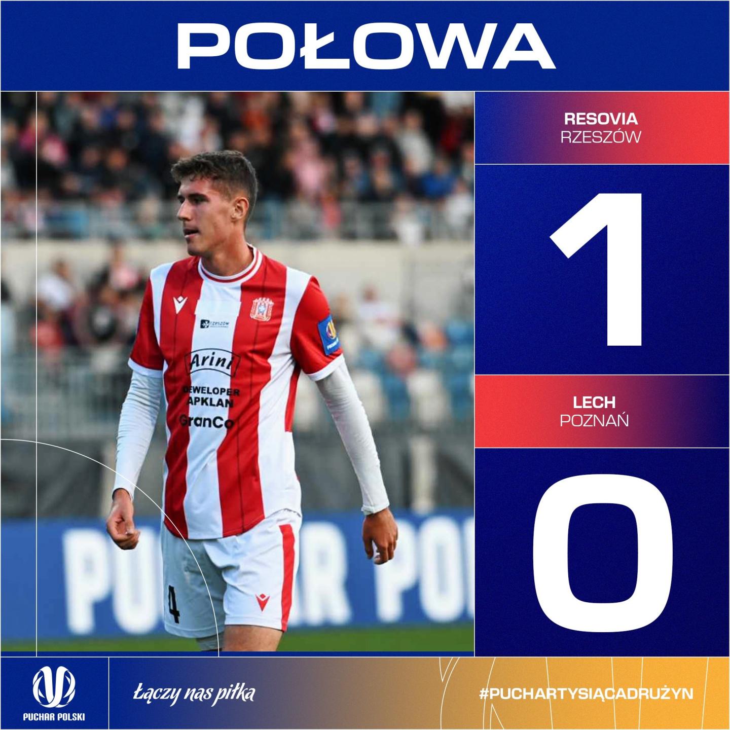 Resovia Rzeszów - Lech Poznań 1:0, 26.09.2024