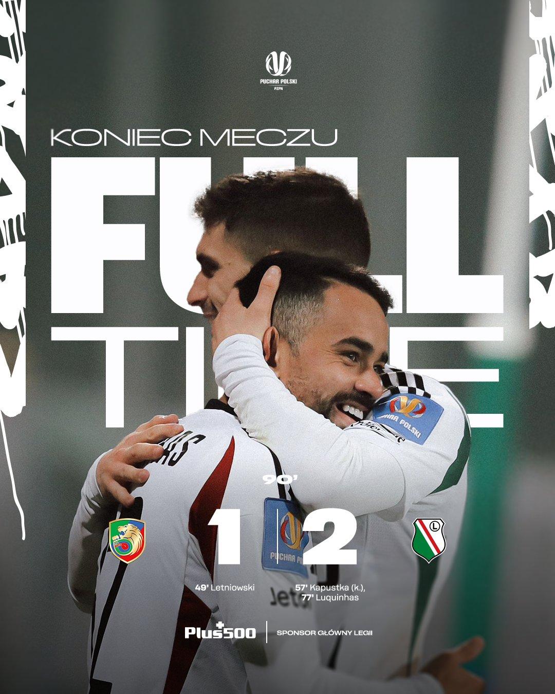 Miedź Legnica - Legia Warszawa 1:2, 31.10.2024