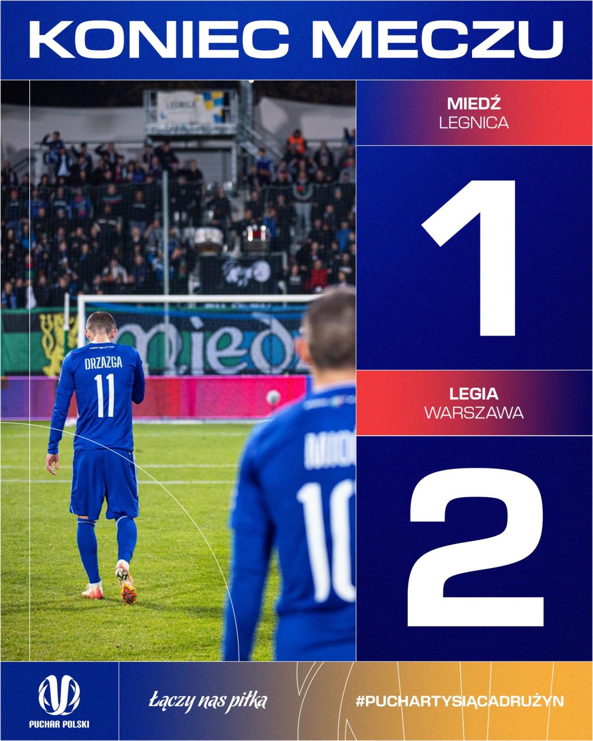 Miedź Legnica - Legia Warszawa 1:2, 31.10.2024