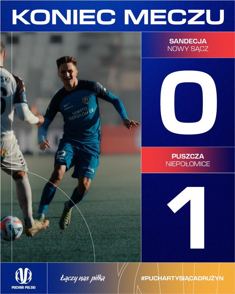 Sandecja Nowy Sącz - Puszcza Niepołomice 0:1, 03.12.2024