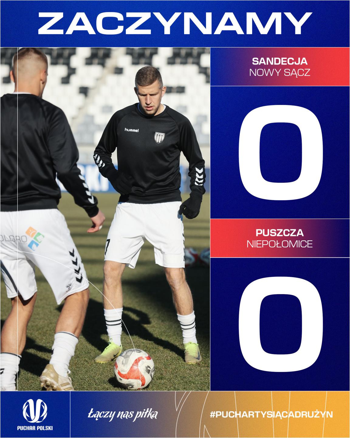 Sandecja Nowy Sącz - Puszcza Niepołomice 0:1, 03.12.2024
