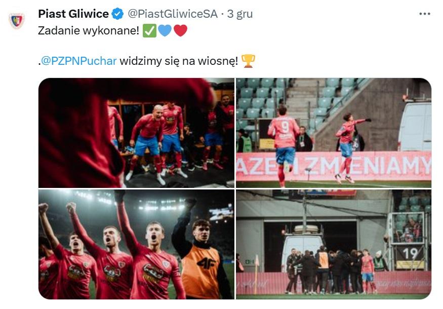 Śląsk Wrocław - Piast Gliwice 1:1, k. 7-8, 03.12.2024