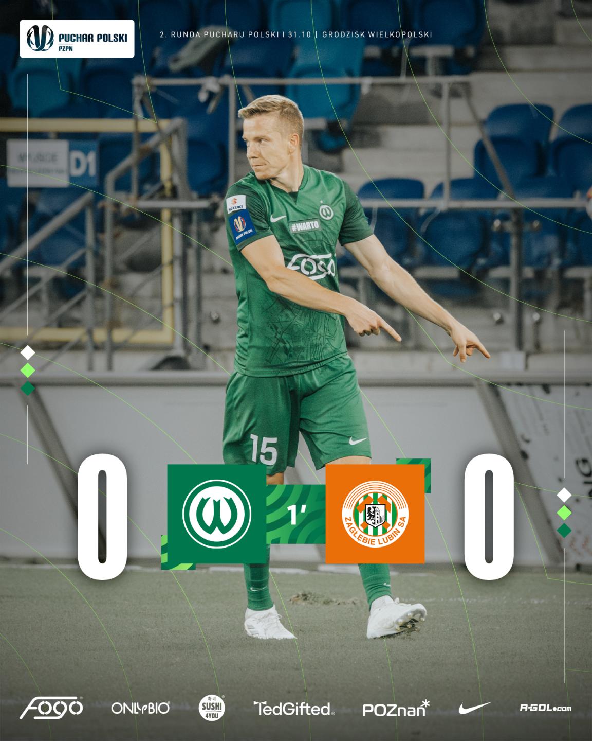 Warta Poznań - Zagłębie Lubin 0:3 (31.10.2024)