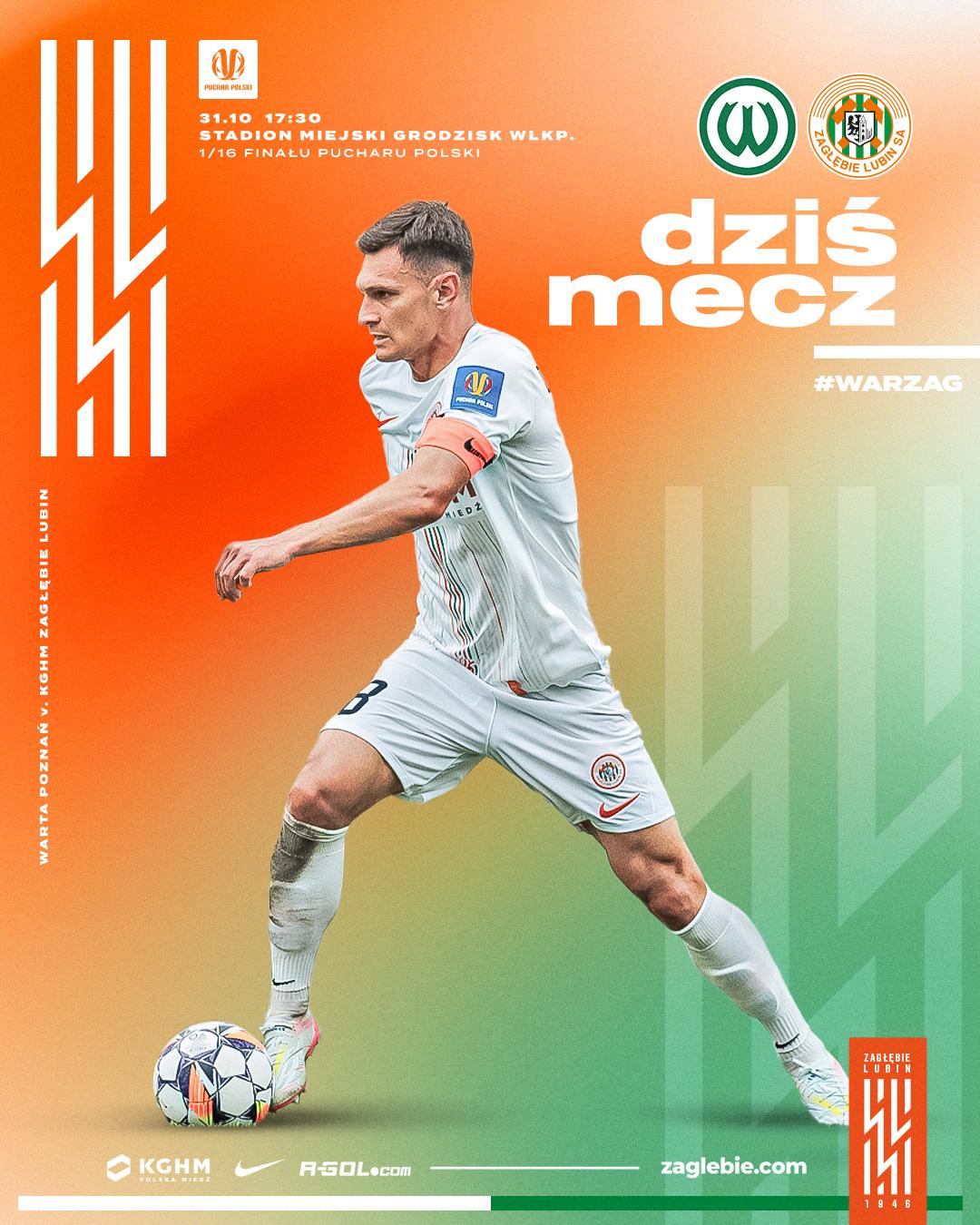 Warta Poznań - Zagłębie Lubin 0:3 (31.10.2024)