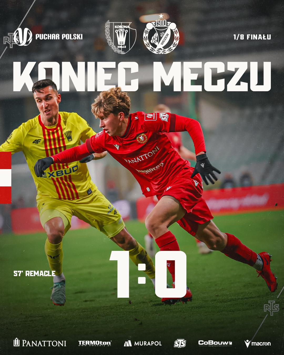 Korona Kielce - Widzew Łódź 1:0, 04.12.2024