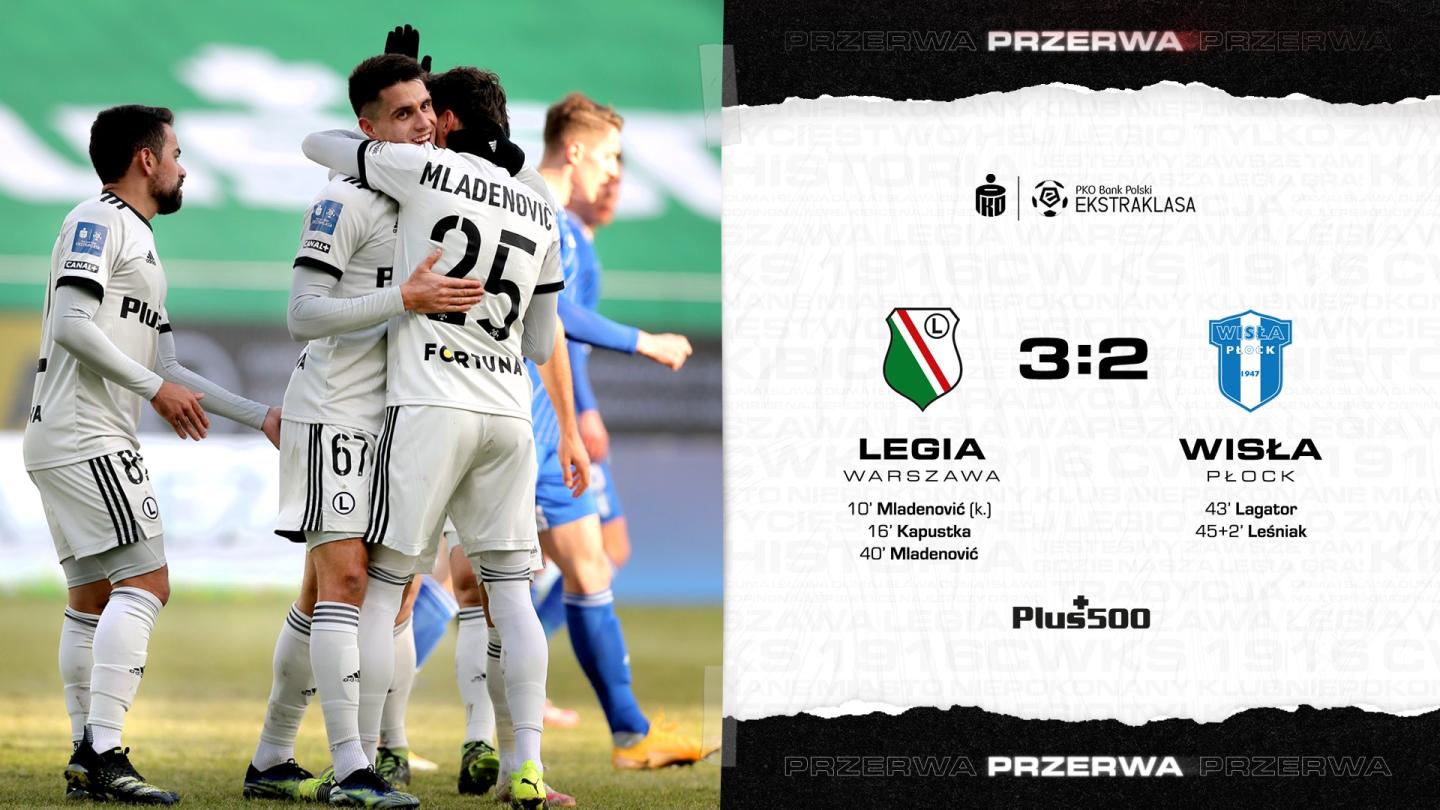 Legia Warszawa - Wisła Płock 5:2, 20.02.2021