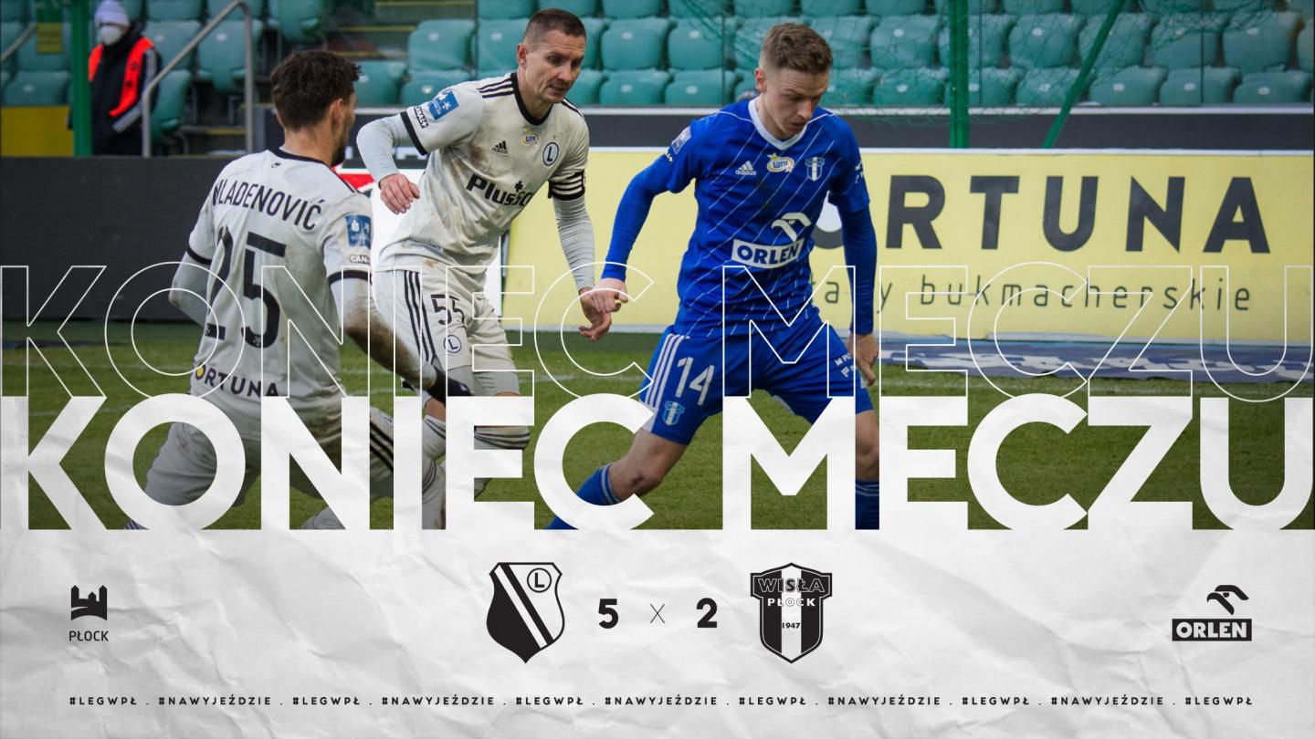 Legia Warszawa - Wisła Płock 5:2, 20.02.2021