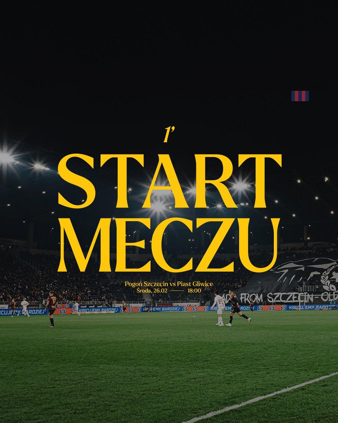 Pogoń Szczecin - Piast Gliwice 2:0 pd., 26.02.2025