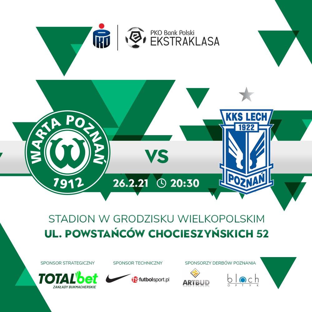 Warta Poznań - Lech Poznań 1:2, 26.02.2021