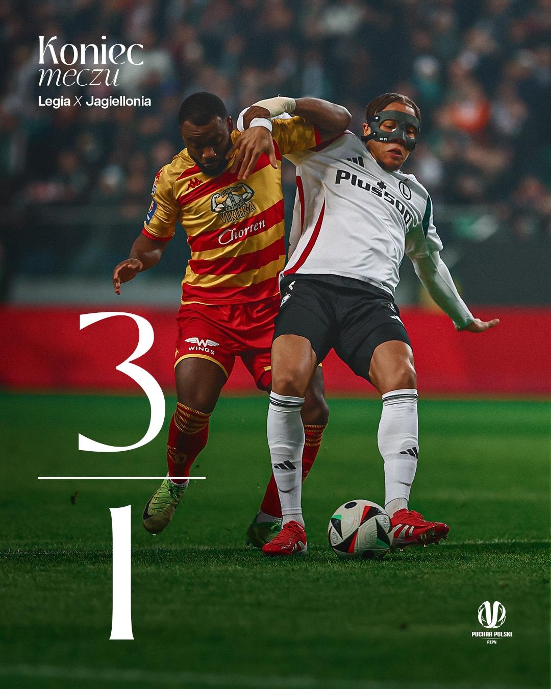 Legia Warszawa - Jagiellonia Białystok 3:1, 26.02.2025