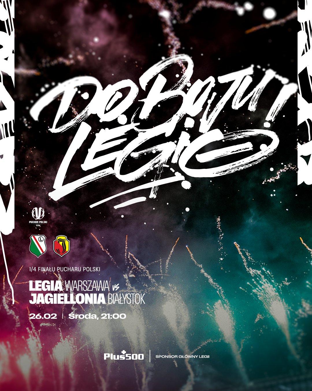 Legia Warszawa - Jagiellonia Białystok 3:1, 26.02.2025
