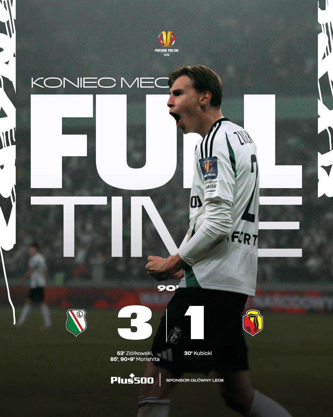 Legia Warszawa - Jagiellonia Białystok 3:1, 26.02.2025