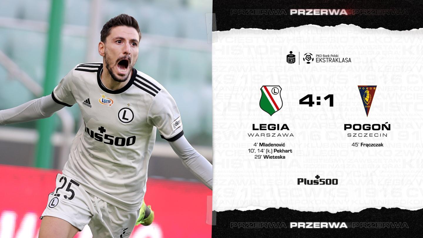 Legia Warszawa - Pogoń Szczecin 4:2, 03.04.2021