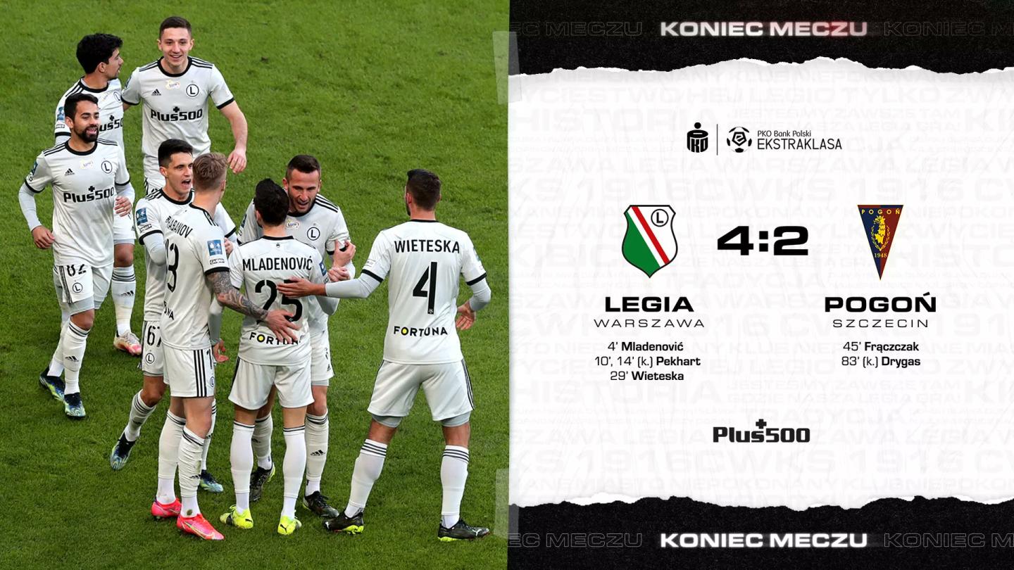 Legia Warszawa - Pogoń Szczecin 4:2, 03.04.2021