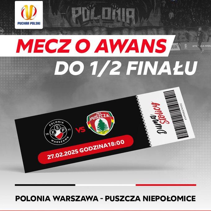 Polonia Warszawa - Puszcza Niepołomice 1:2 pd., 27.02.2025