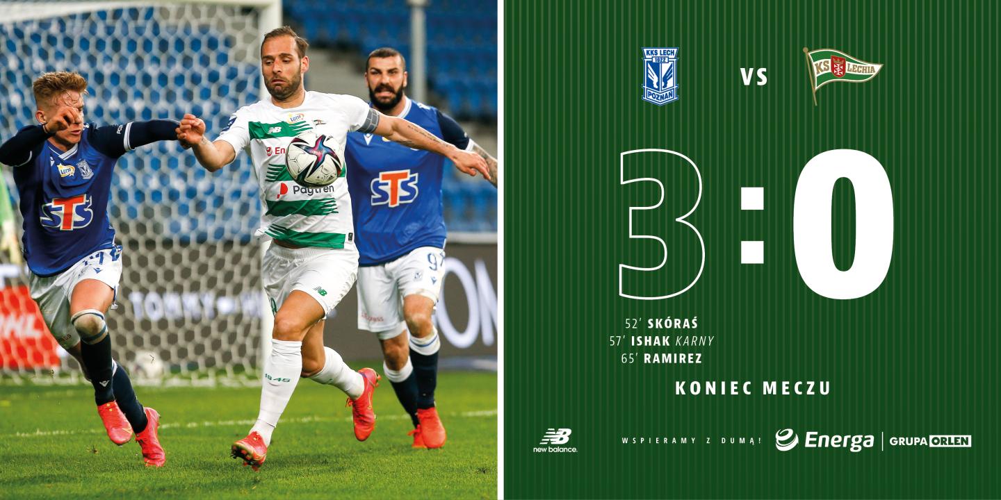 Lech Poznań - Lechia Gdańsk 3:0, 20.04.2021